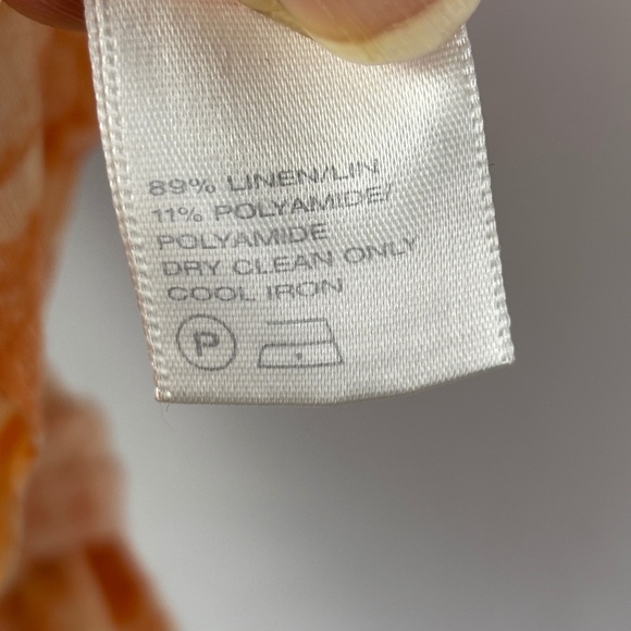 Lafayette 148 NY Women Sleeveless Linen Wrap Blouse Top Sz 4 Party Artsy Boho US - Picture 7 of 8